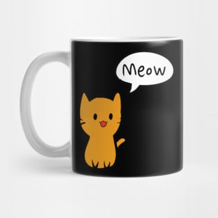 "Meow" Cat Mug